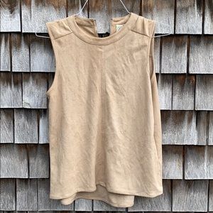 Faux Suede Dress Tank